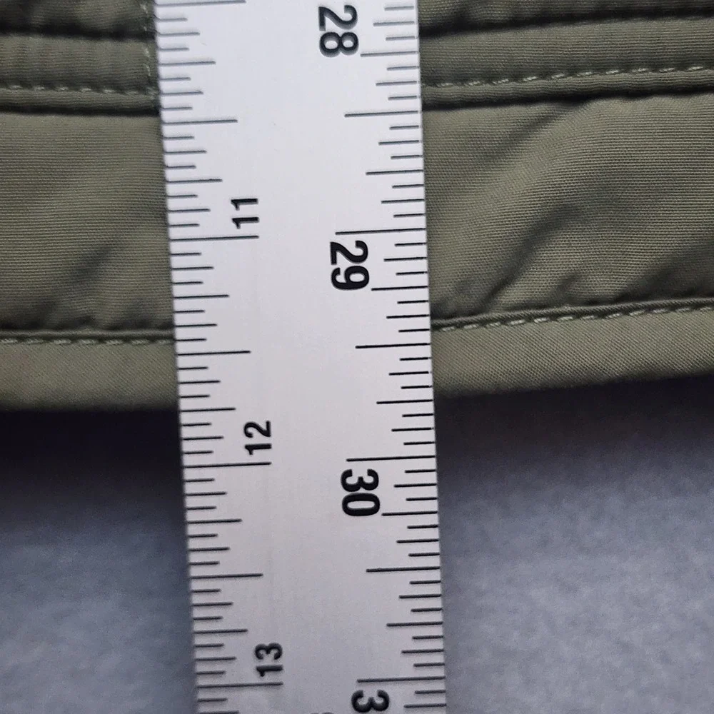 Carhartt Rain Defender Relaxed Fit Sherpa Lined Quilted Vest Olive Green XL